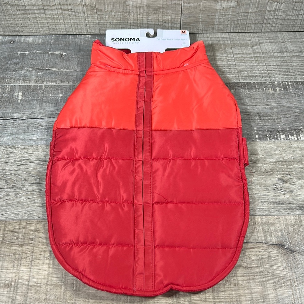 Sonoma - Pet Puffer Jacket (Red)